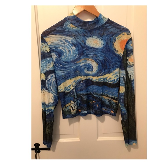 SHEIN | Tops | Shear Van Gogh Turtleneck | Poshmark